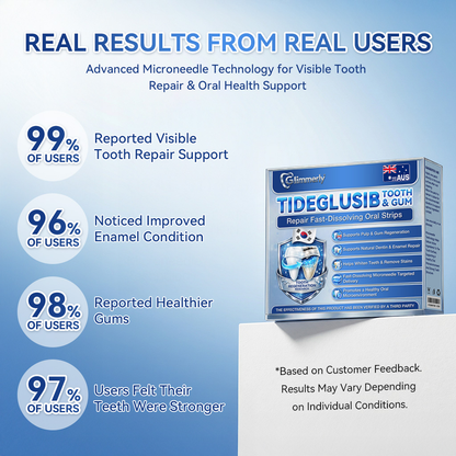𝑮𝒍𝒊𝒎𝒎𝒆𝒓𝒍𝒚® 🦷 Tideglusib Fast‑Dissolving Tooth & Gum Repair Oral Strips🎋(Supports tooth repair and helps relieve gum discomfort and other common oral concerns)